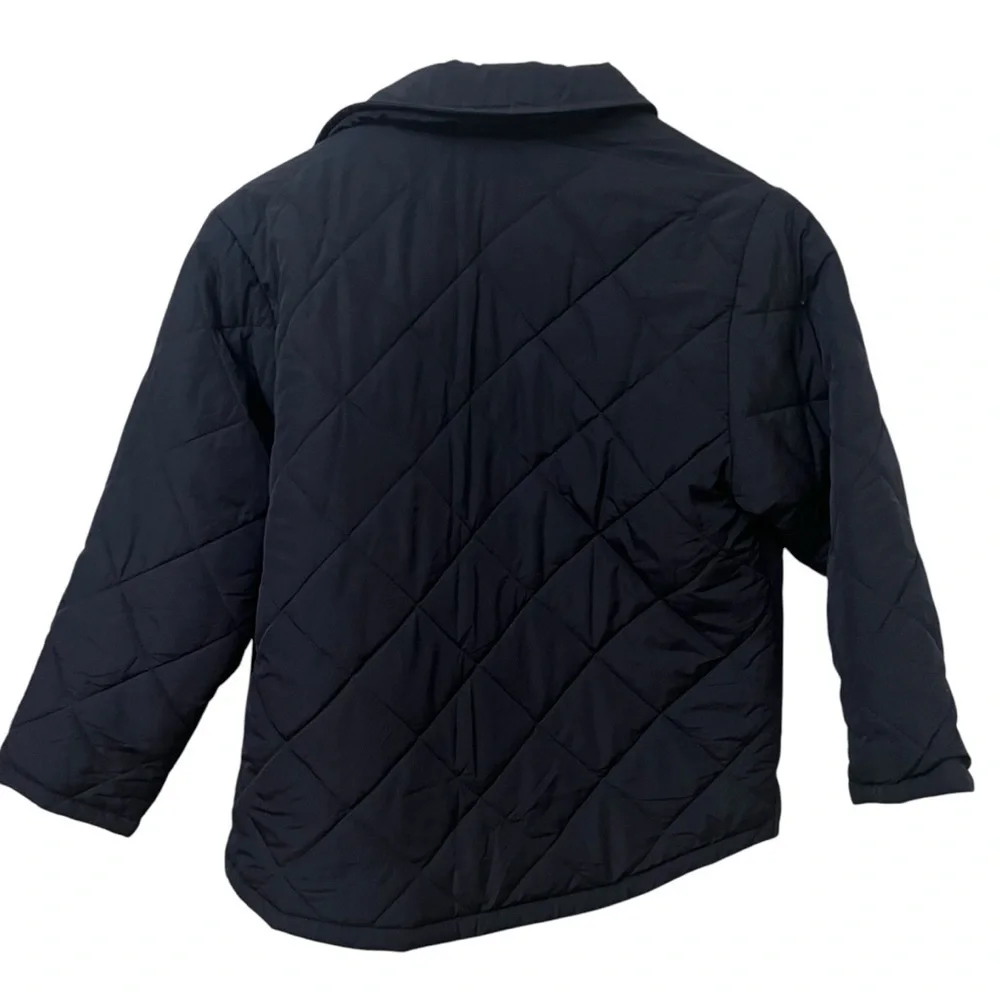 Zara|Kids Navy Quilted Puffer Jacket- Size 10
